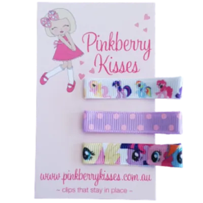 Everyday Non Slip Hair Clips - My Little Pony