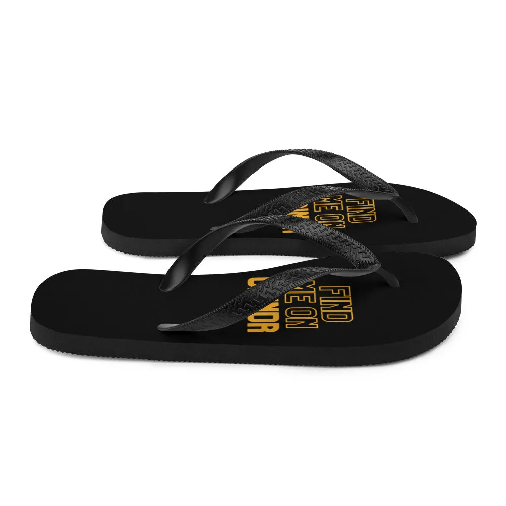 Find Me On Grindr Flip-Flops