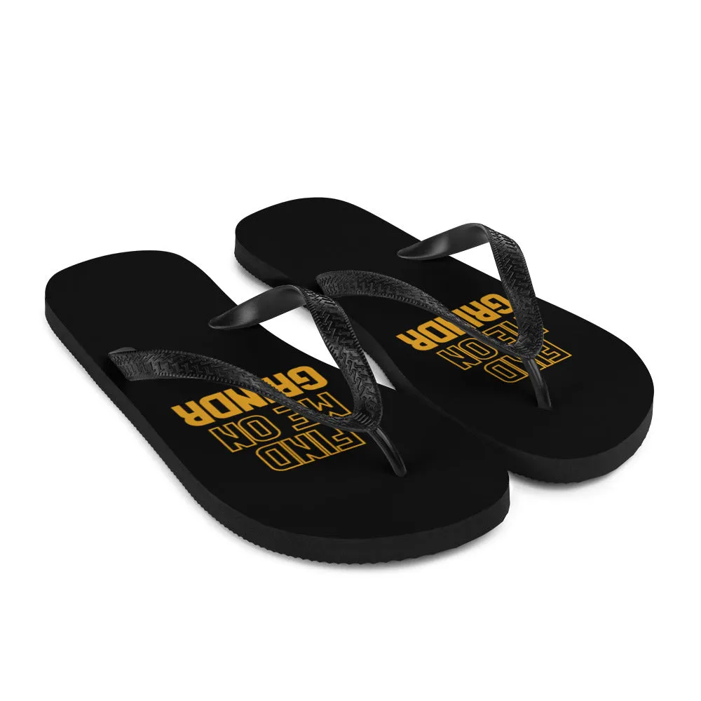 Find Me On Grindr Flip-Flops