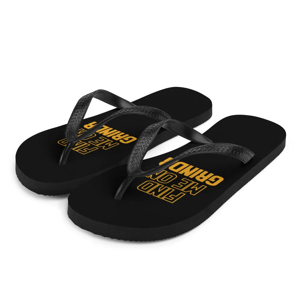Find Me On Grindr Flip-Flops