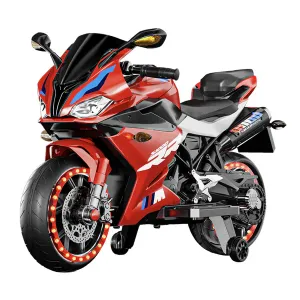 First Drive Yamaha Bike 12V Battery Leather Seat Foam Wheel