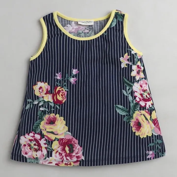 Floral Striped Printed Set