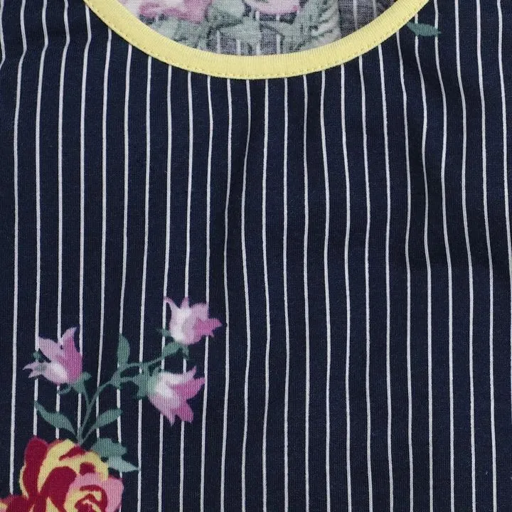 Floral Striped Printed Set
