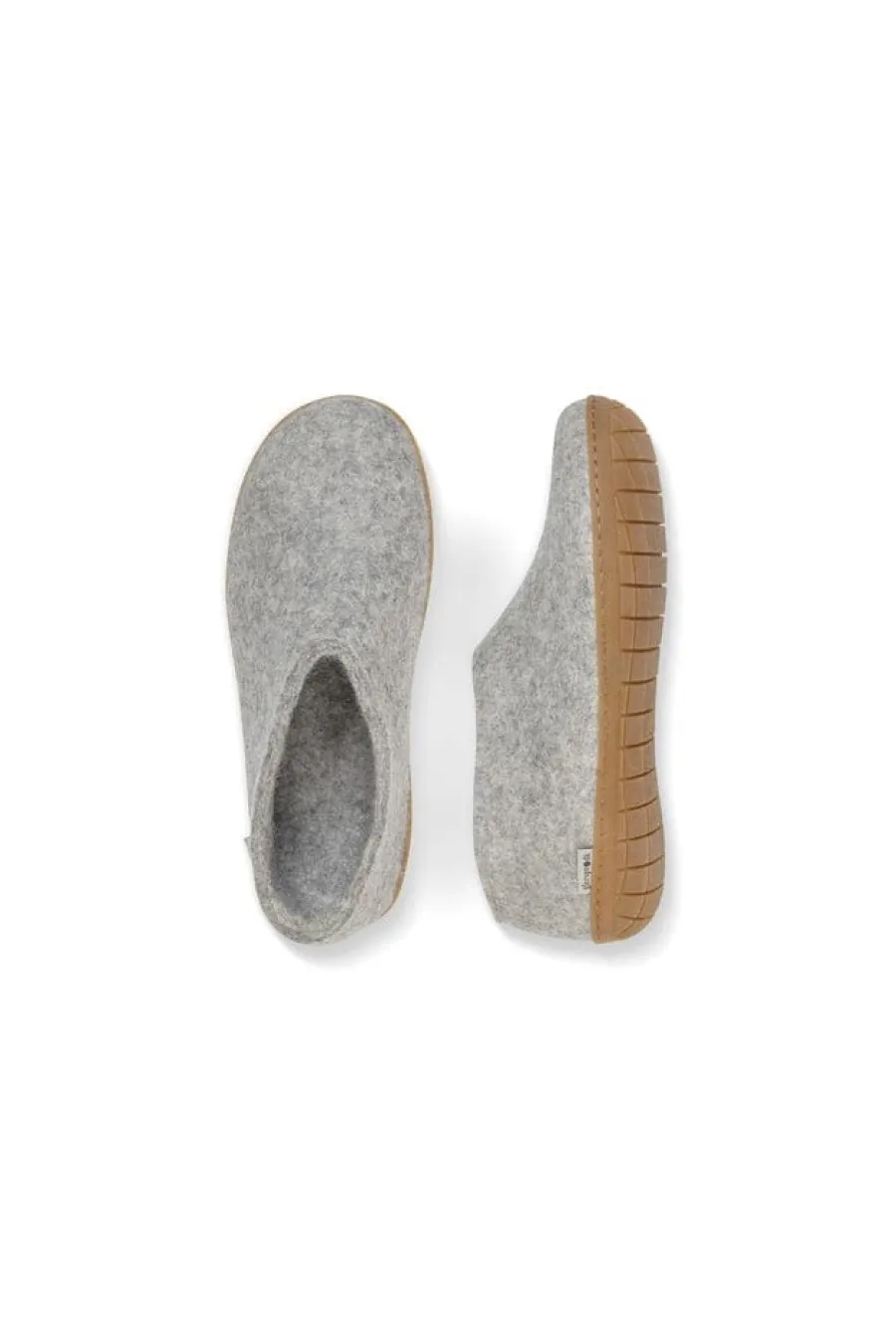 Glerups Shoe - Honey Rubber - Grey