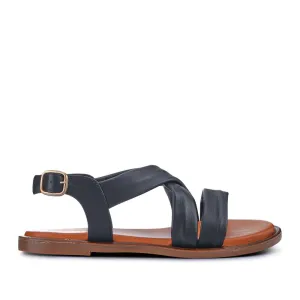 Haliwide Leather Wide-Fitting Sandals  - HALIWIDE / 327 490