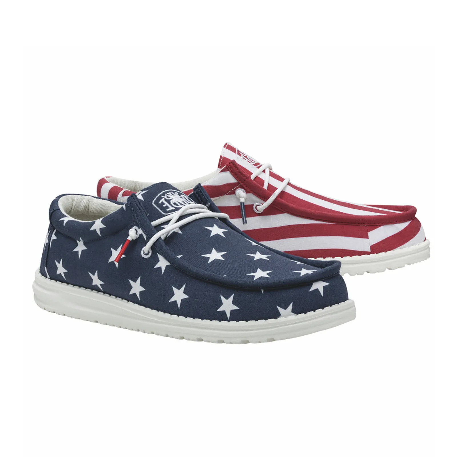 Hey Dude Wally Patriotic Slip On (Men) - Flag