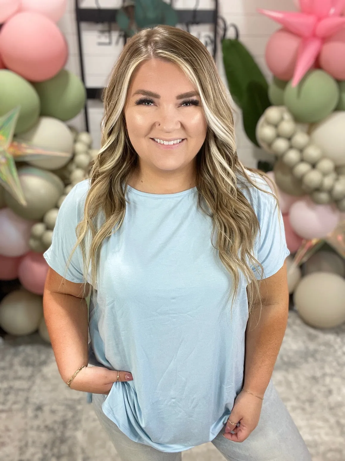I'll Fly Away Round Neck Relaxed Top