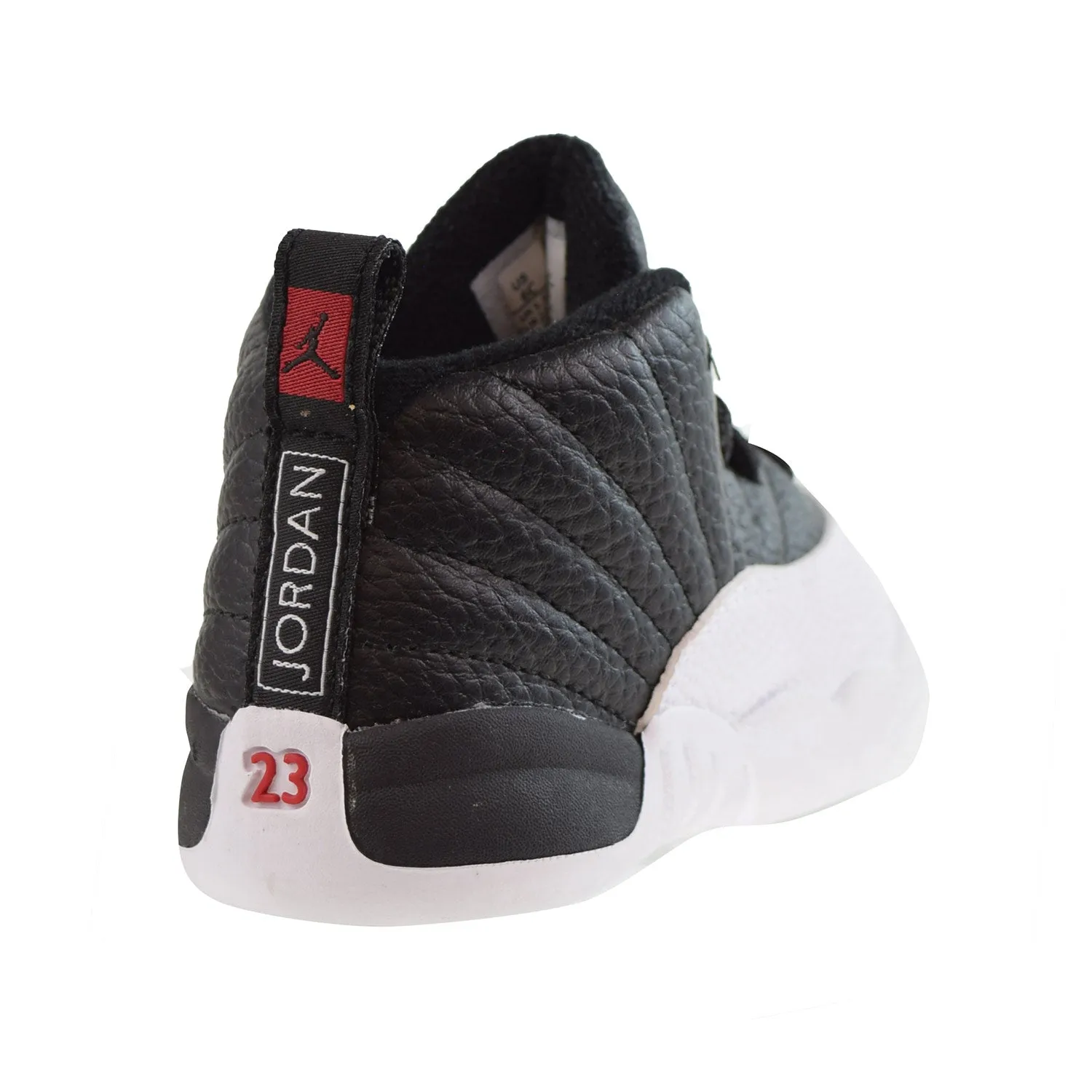 Jordan Retro 12 (TD) Toddlers Shoes Black-White-Varsity Red