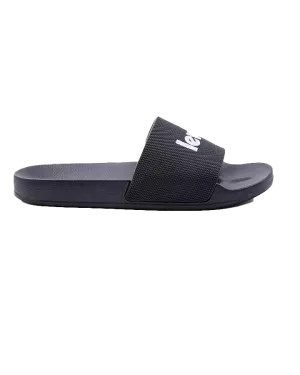 June Poster Flip Flops in Full Black