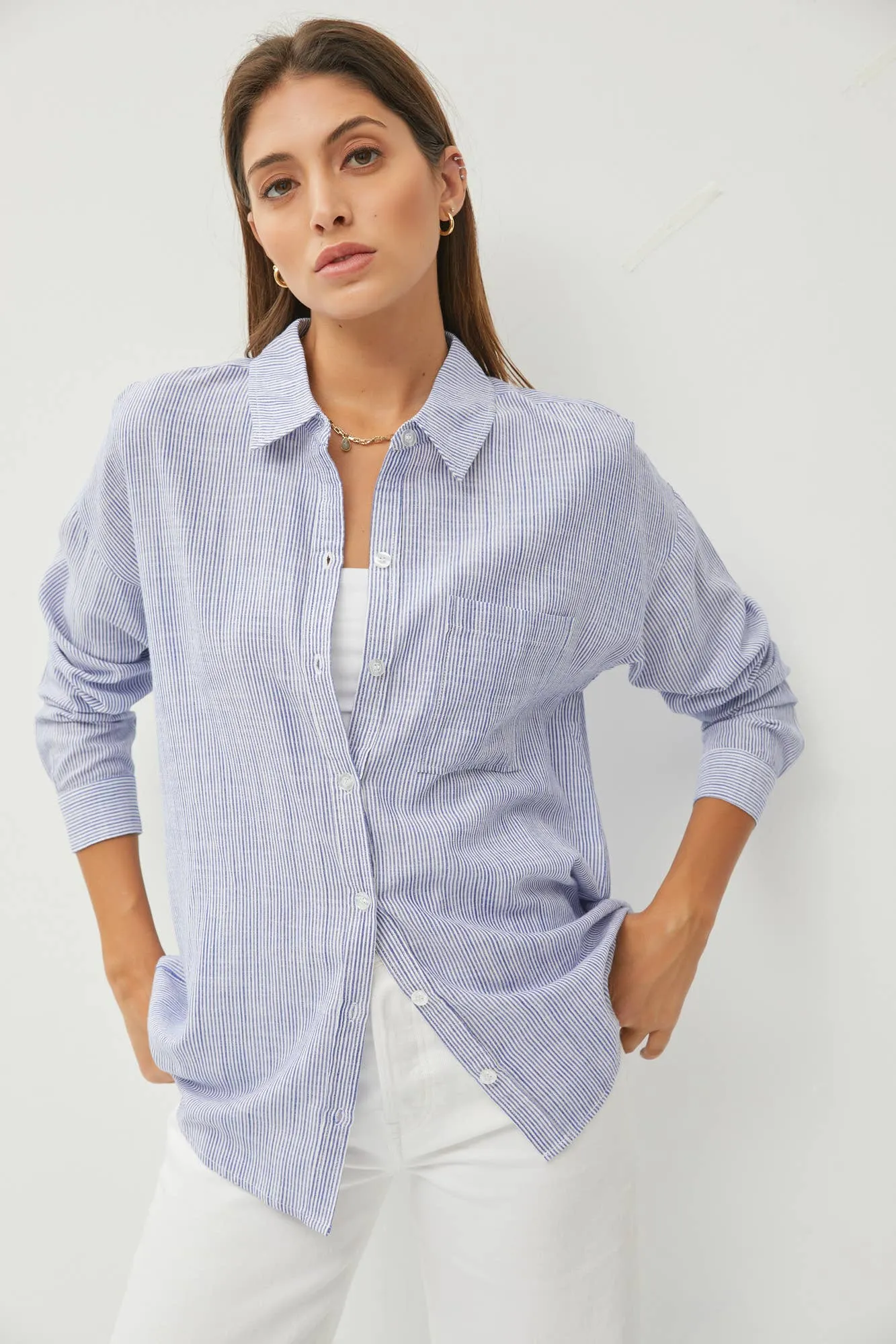 La Jolla Shores Striped Blouse