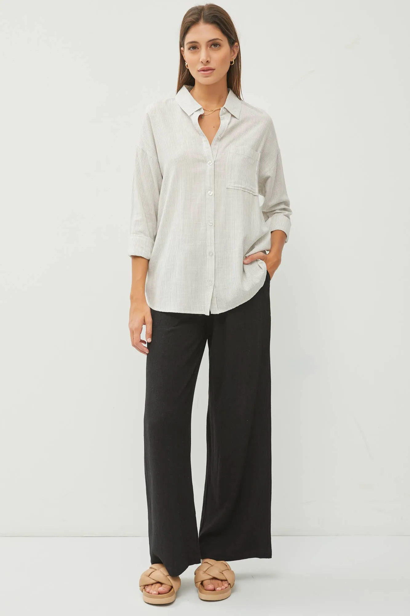 La Jolla Shores Striped Blouse