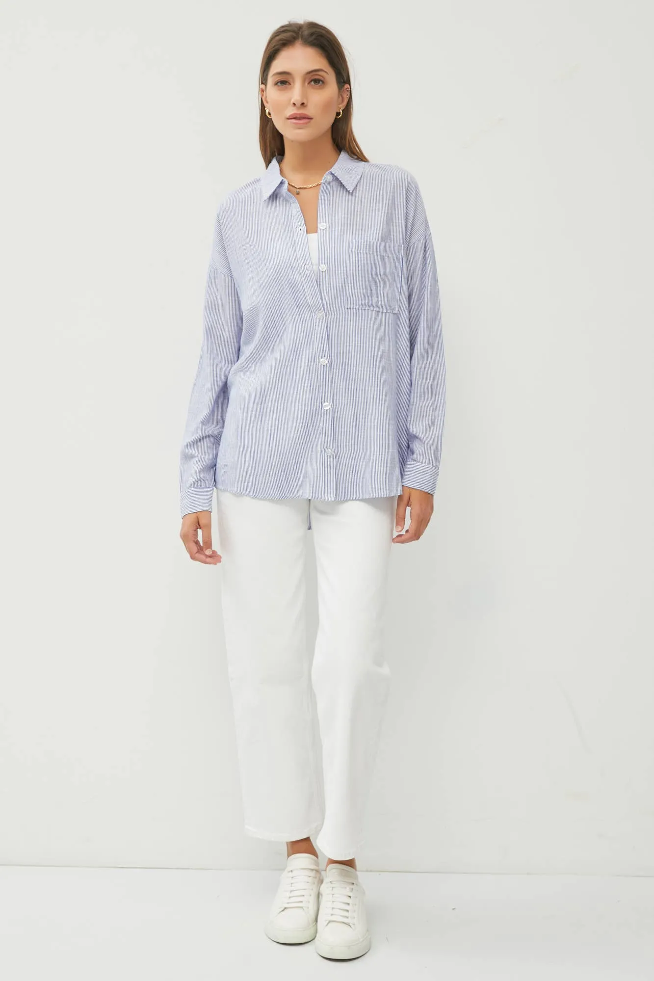 La Jolla Shores Striped Blouse