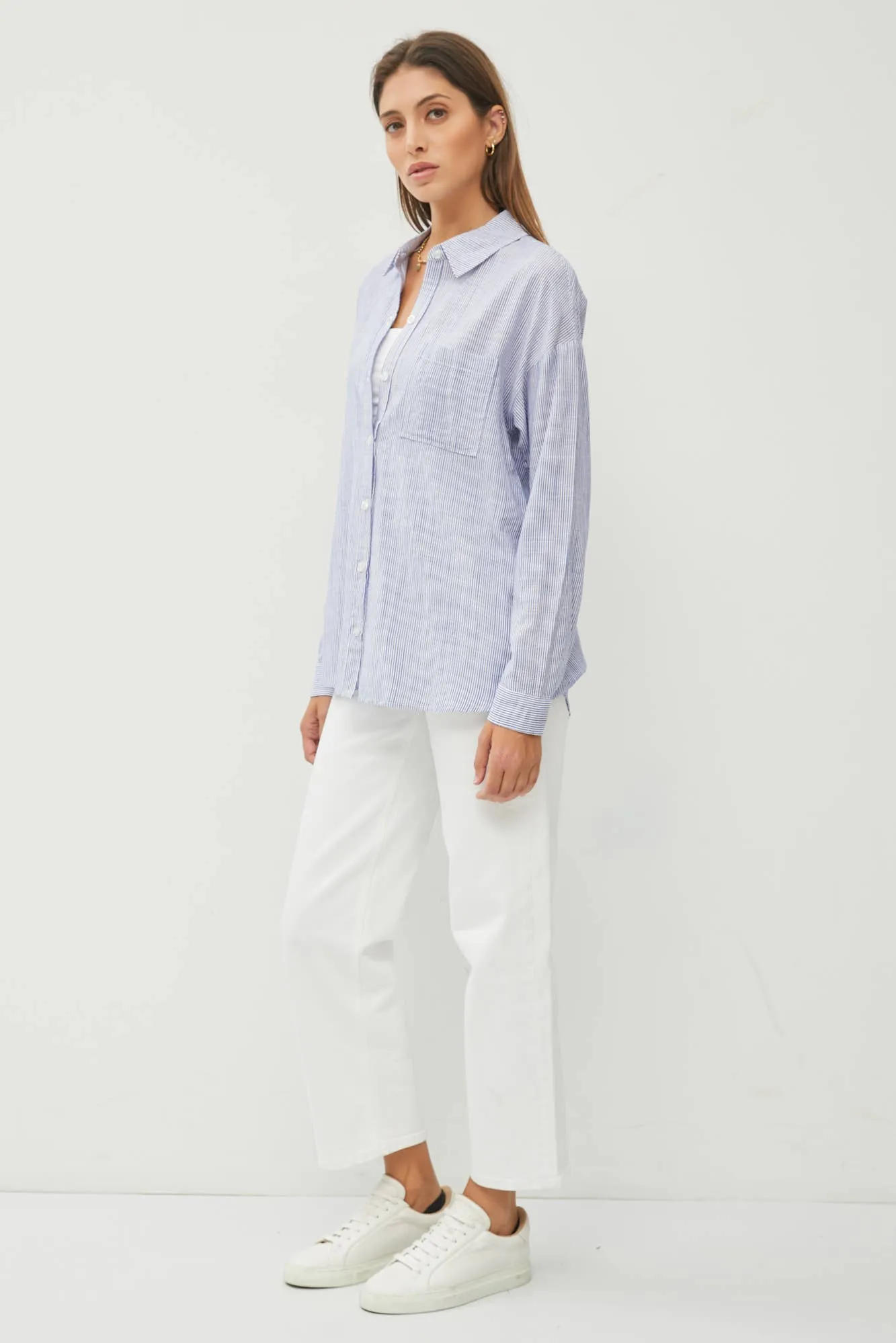 La Jolla Shores Striped Blouse