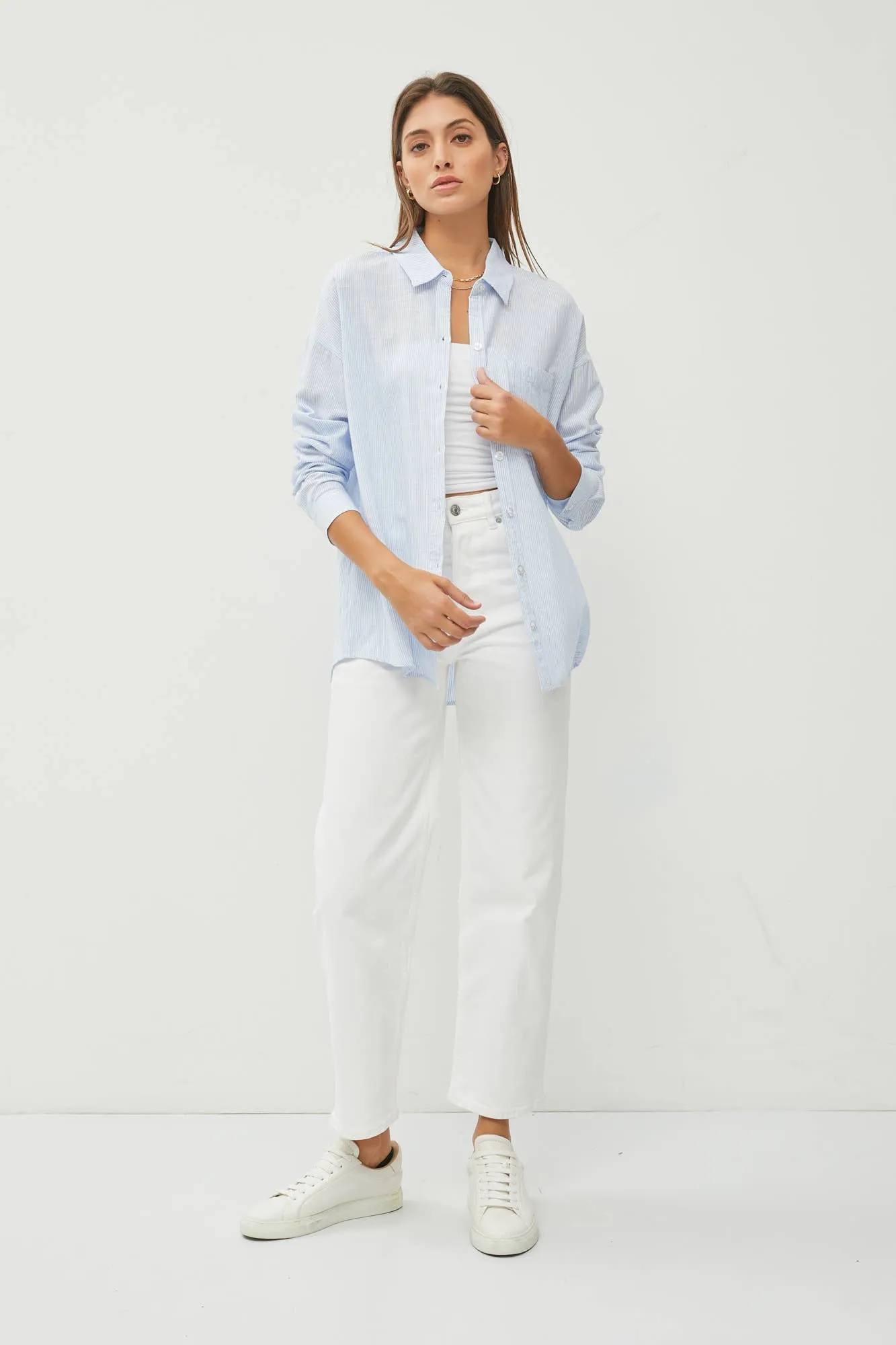 La Jolla Shores Striped Blouse