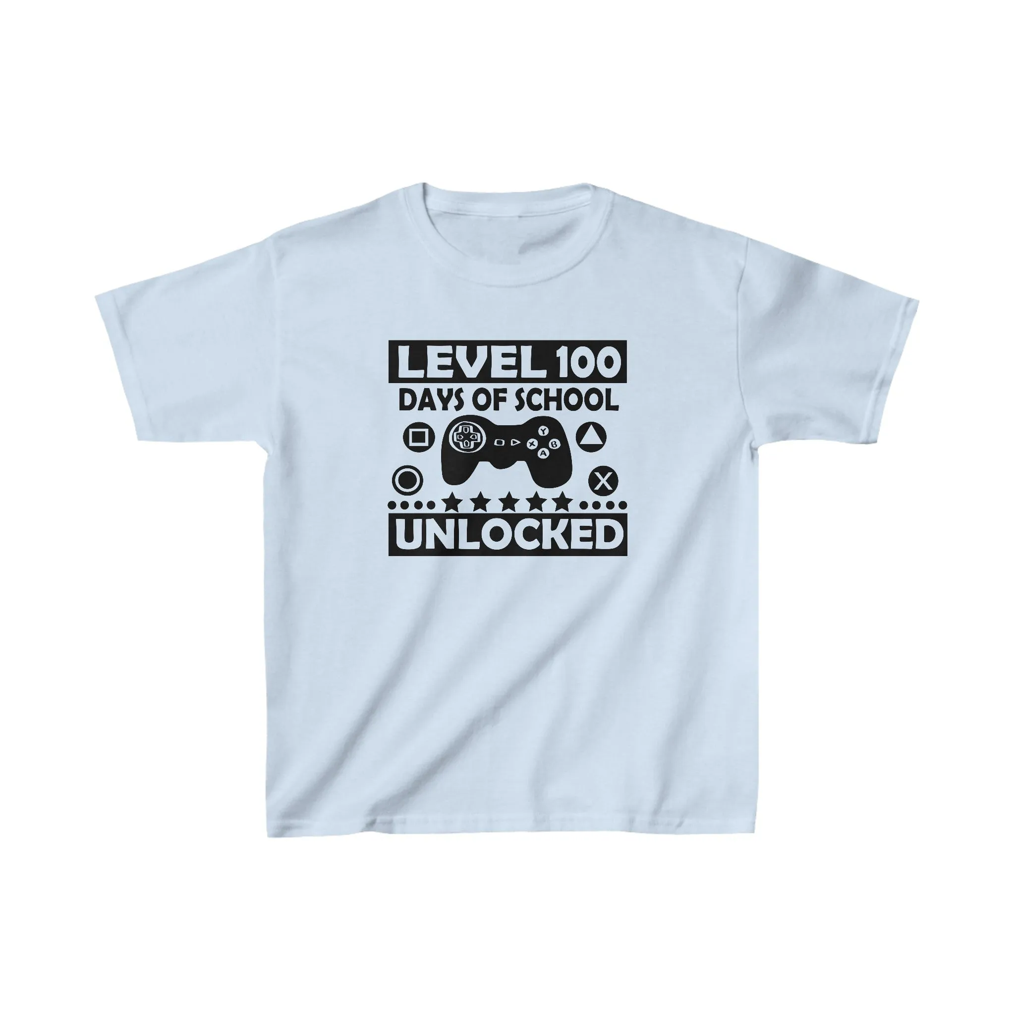 Level 100 School Days Unlocked  T-Shirt, School Spirt, Youth shirt