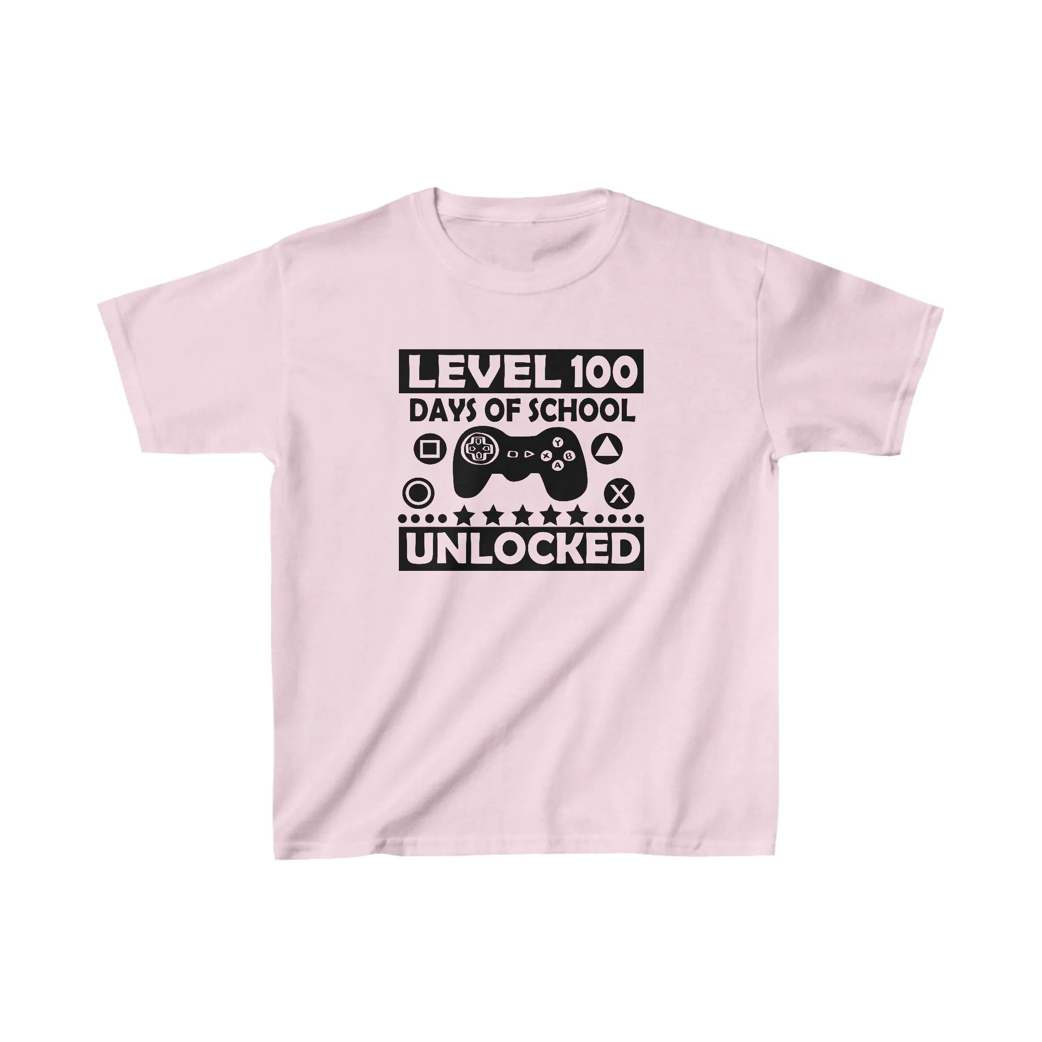 Level 100 School Days Unlocked  T-Shirt, School Spirt, Youth shirt