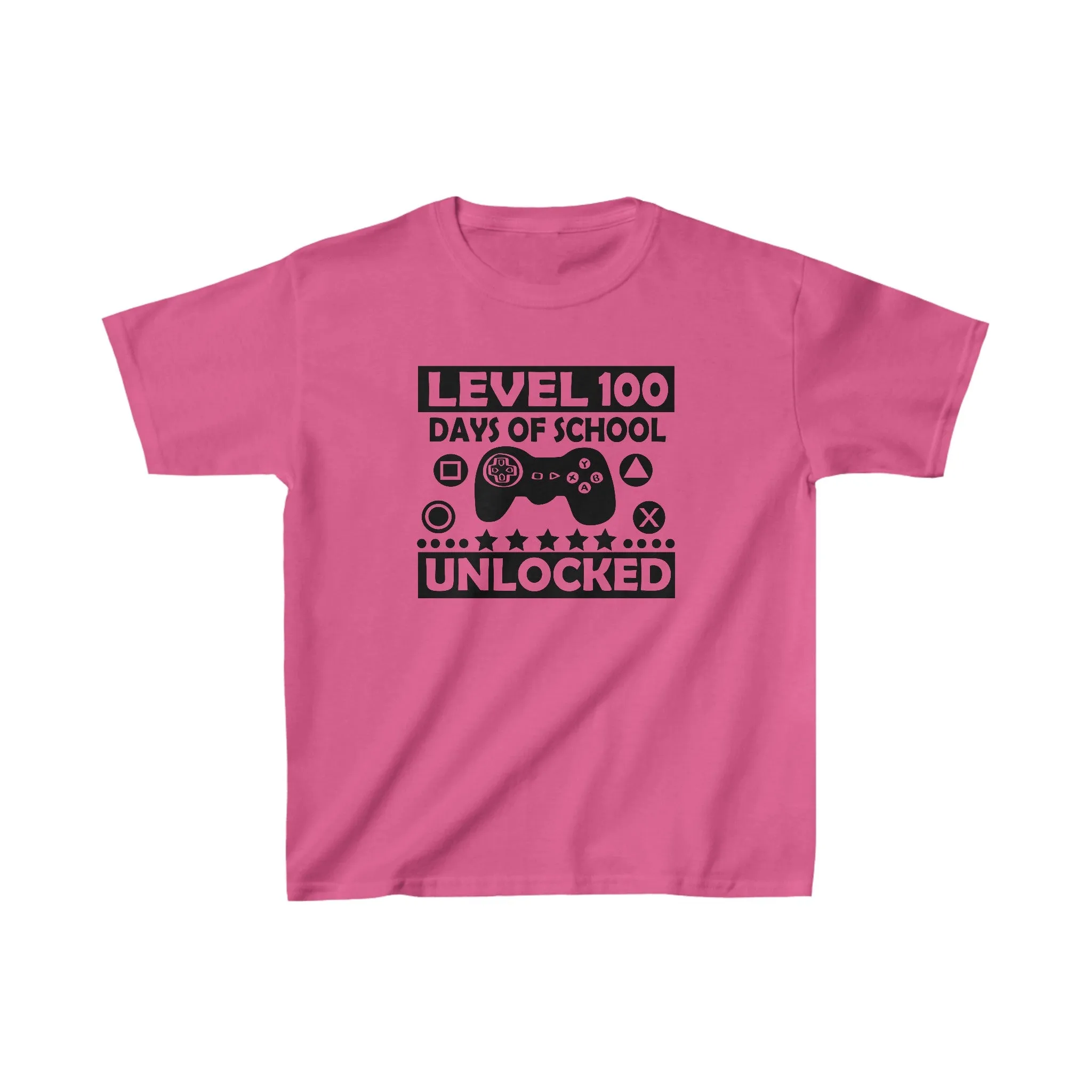 Level 100 School Days Unlocked  T-Shirt, School Spirt, Youth shirt
