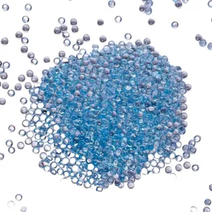 Light Blue Fish Bowl Beads