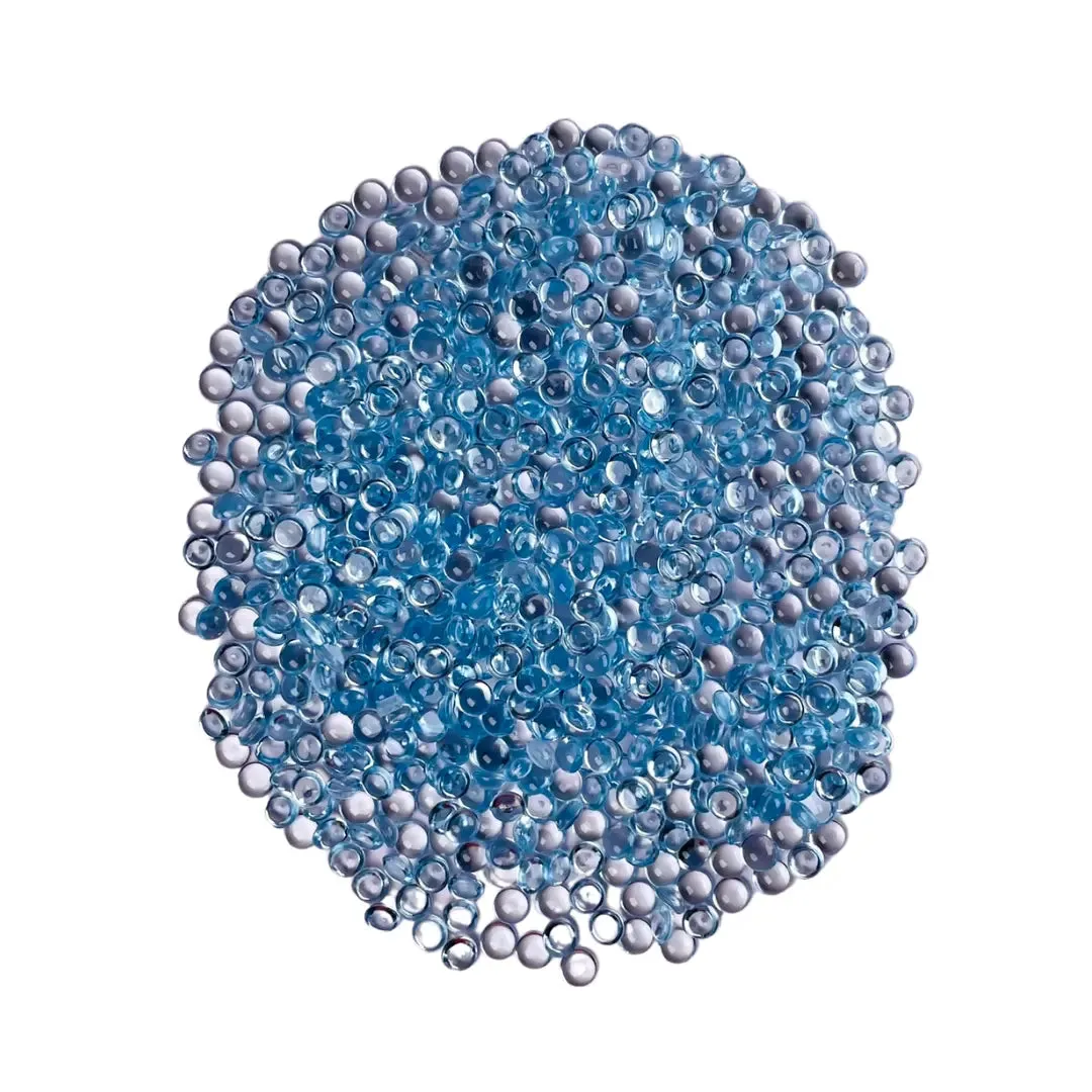 Light Blue Fish Bowl Beads