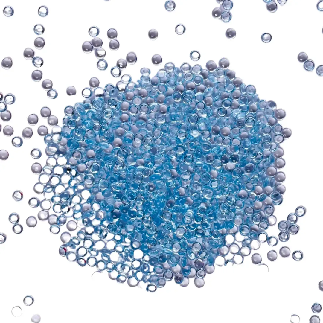 Light Blue Fish Bowl Beads