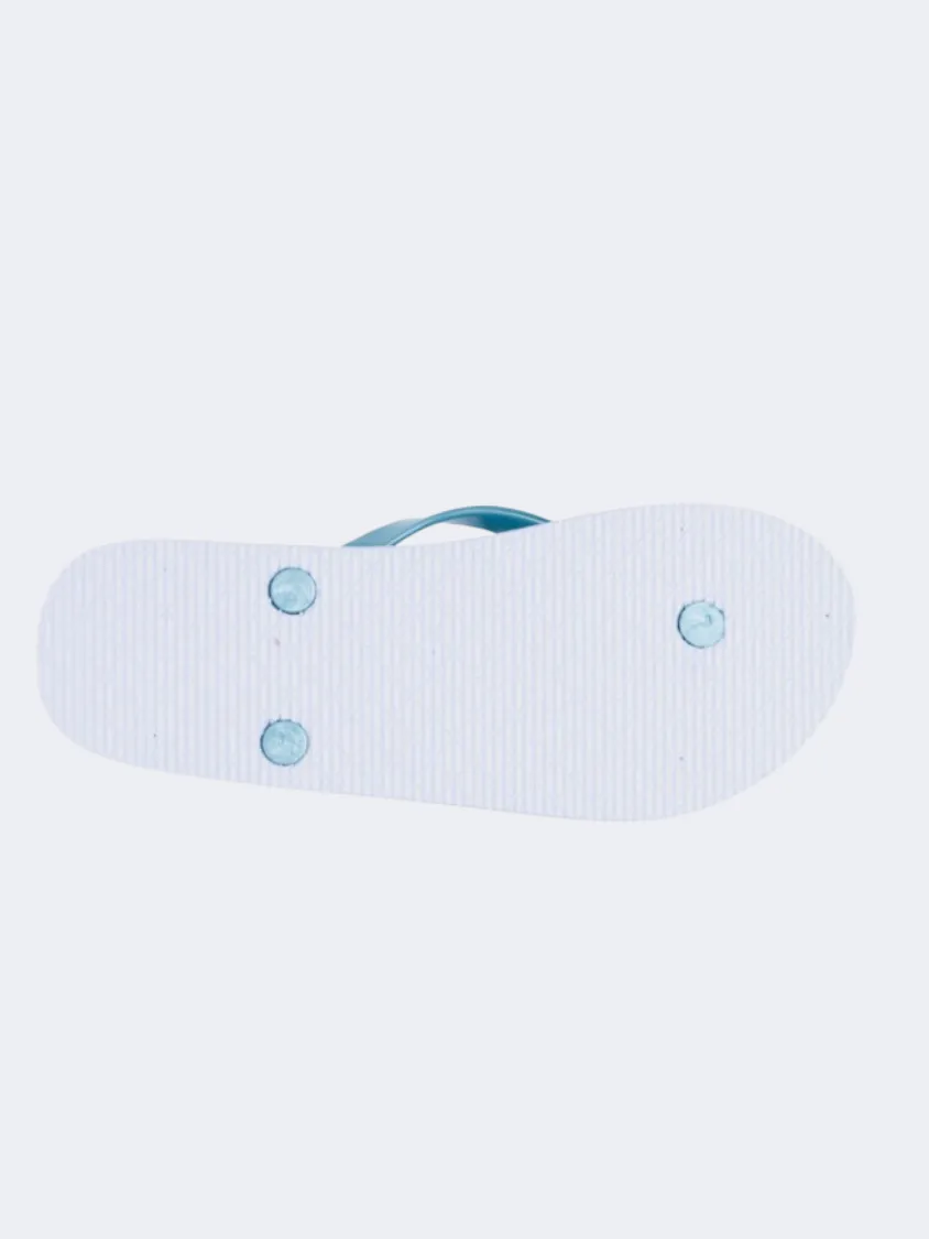 Lotto Hiva Flip Ii Glitter Women Swim Slippers Shell Blue/Multi