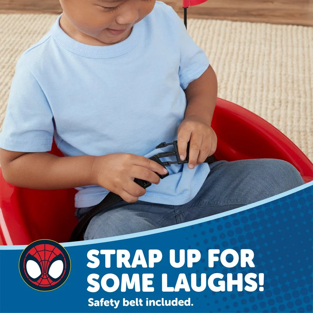 Marvel's Spidey and His Amazing Friends 6V Bumper Car, Battery Powered Ride On for Children by Flybar, Ages 1.5 , 66lbs