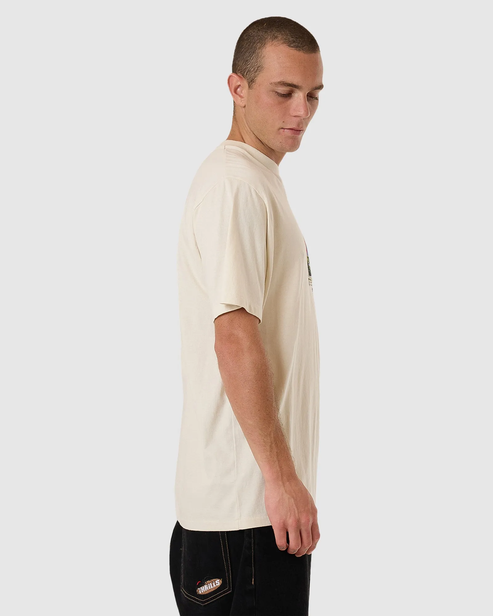 MENS BEAUTIFULLY DEADLY MERCH FIT T-SHIRT