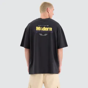 Modern Spiritualism Box Fit Oversized Tee Black