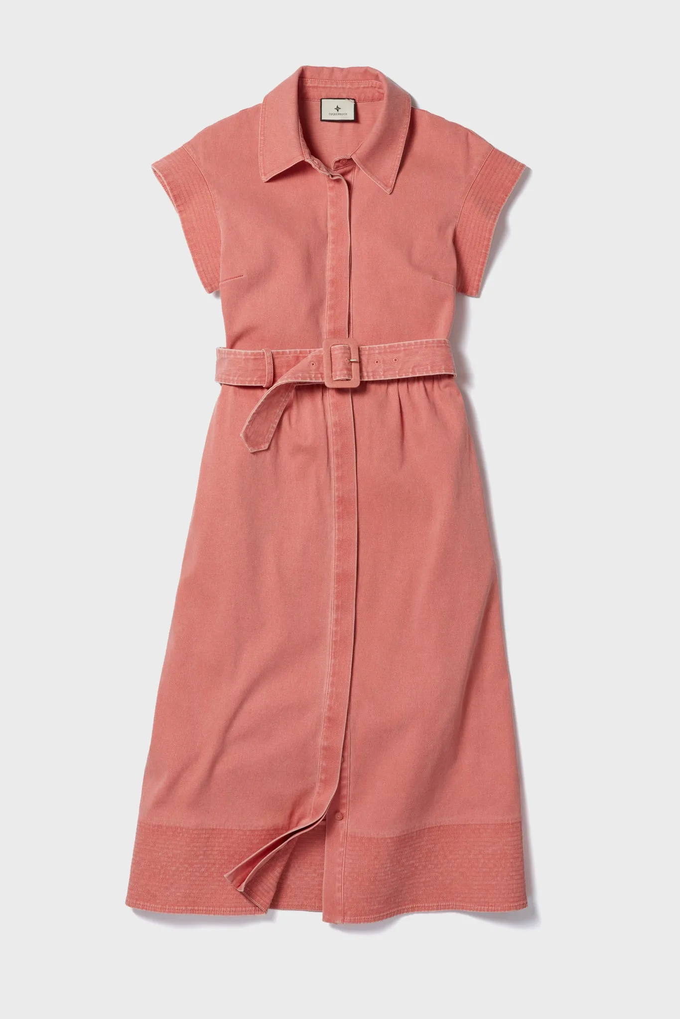 Nantucket Red Stretch Twill Chloe Dress