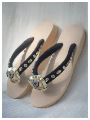 NAZAR beach flip-flops - Black