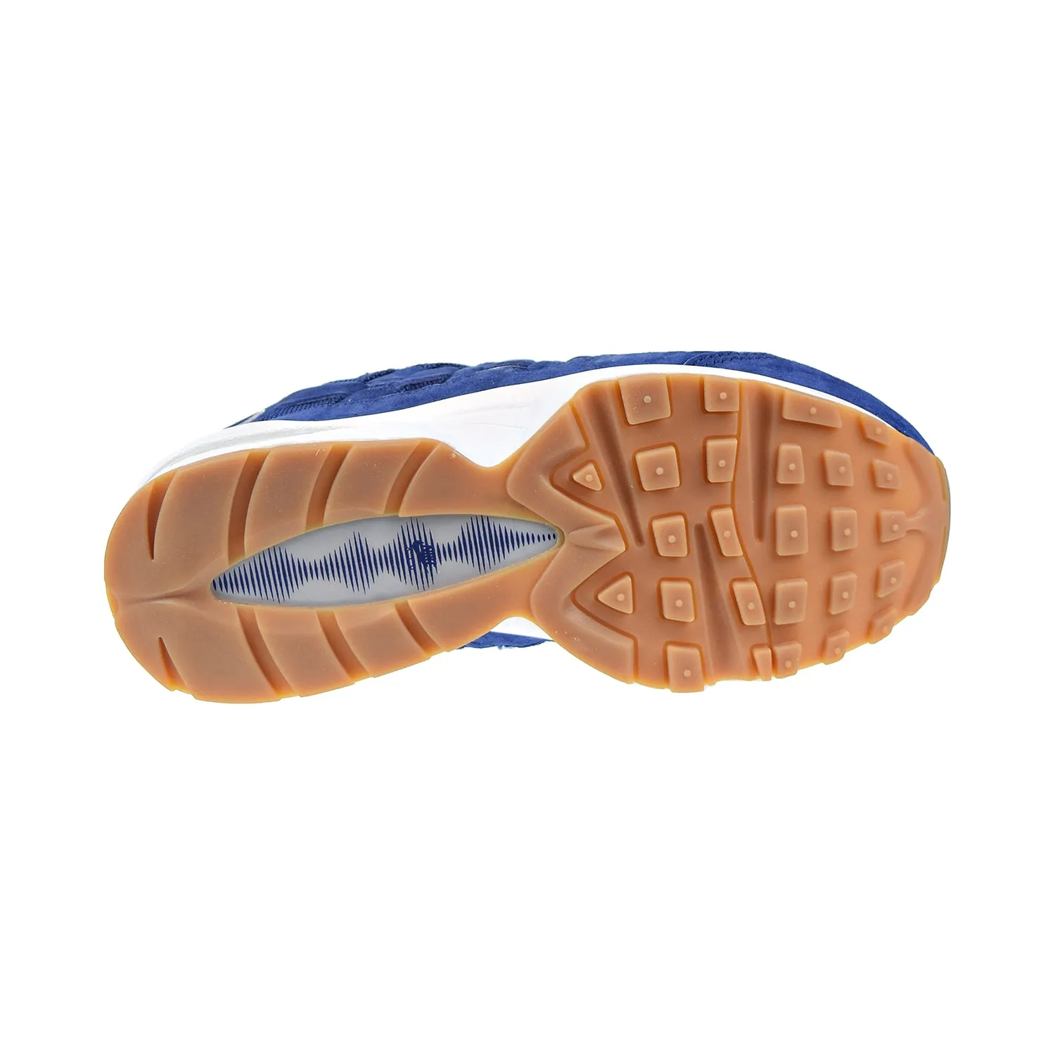 Nike Air Max 95 Woven (GS) Big Kids' Shoes Blue Void/Wolf Grey