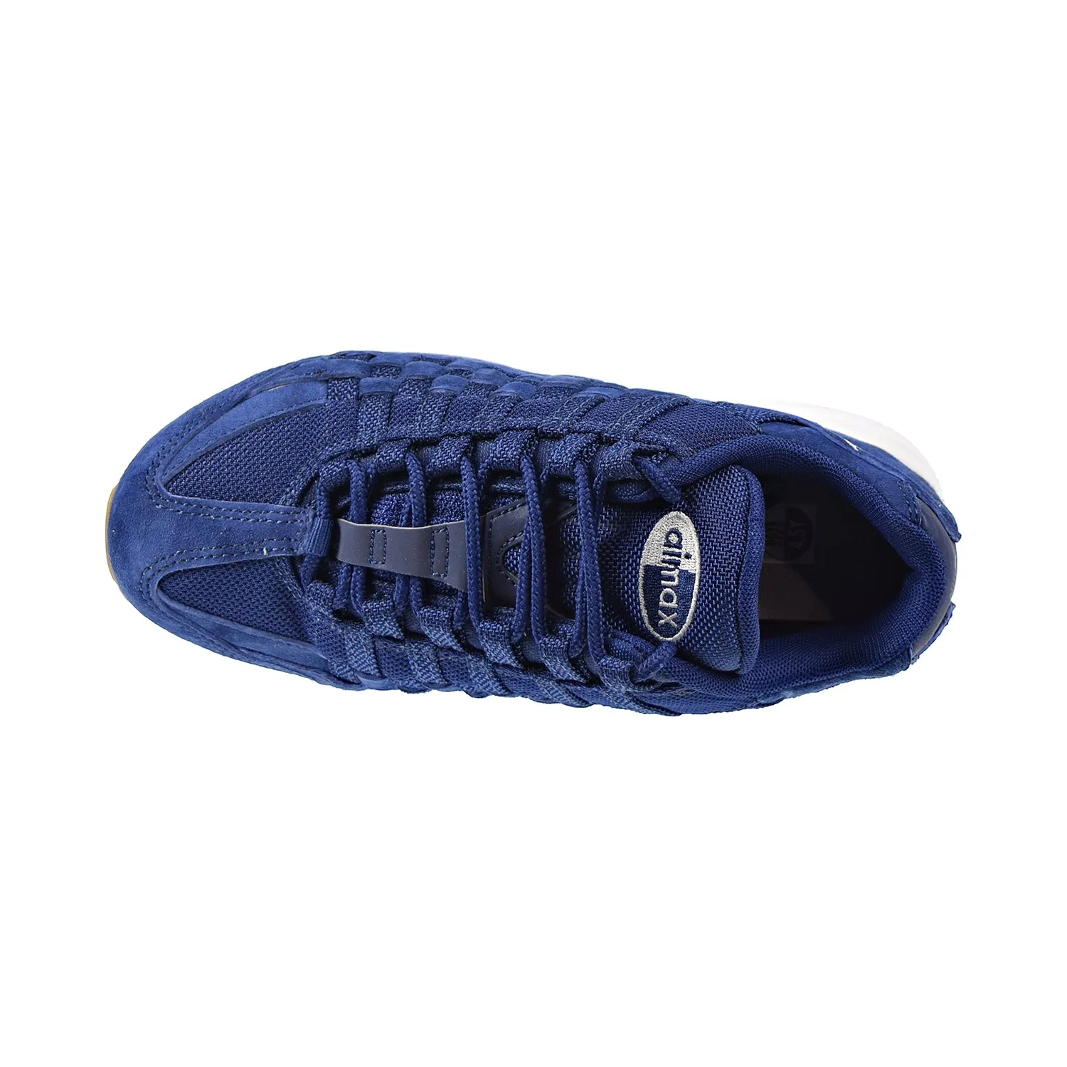 Nike Air Max 95 Woven (GS) Big Kids' Shoes Blue Void/Wolf Grey