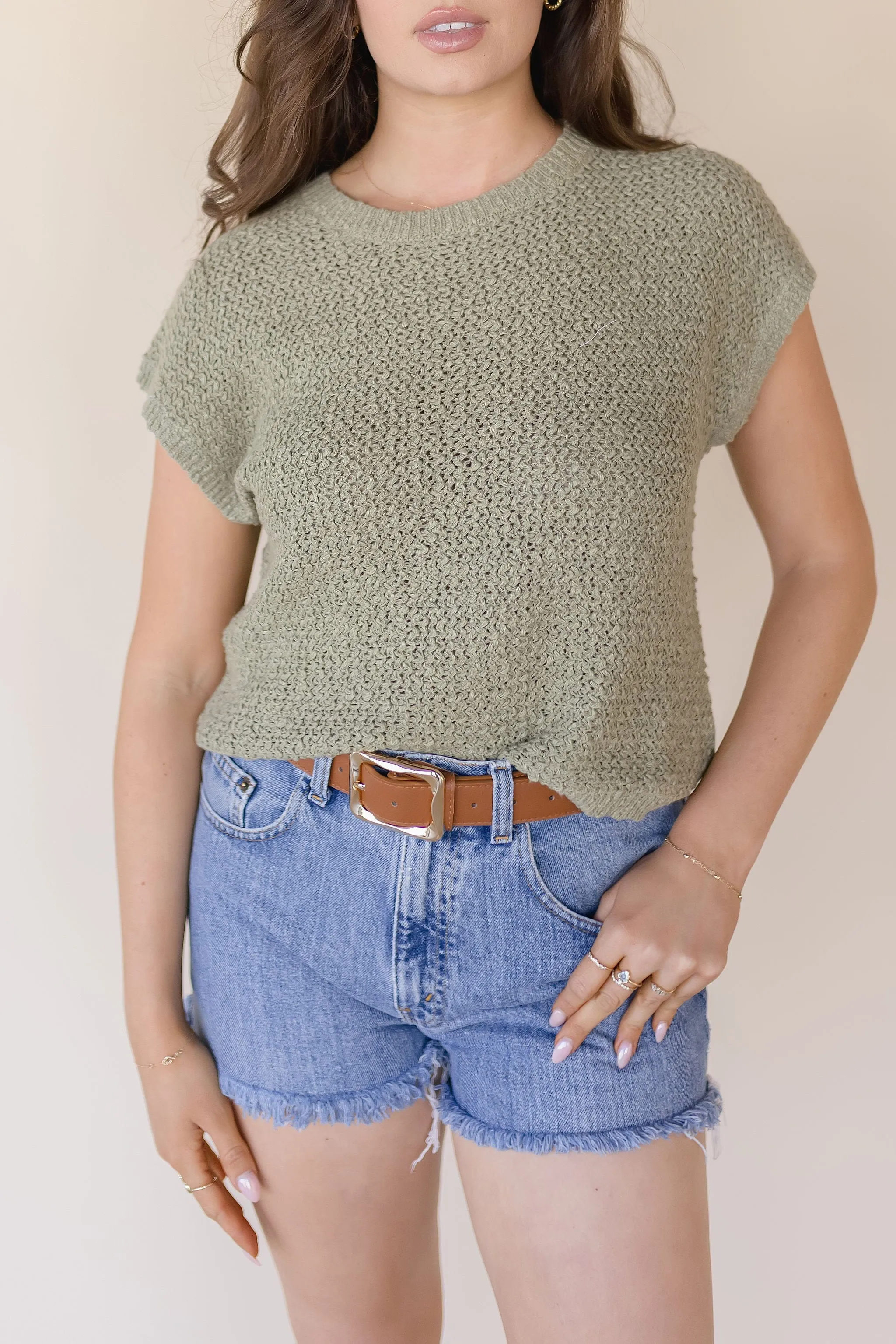 Ollie Knit Short Sleeve Pullover