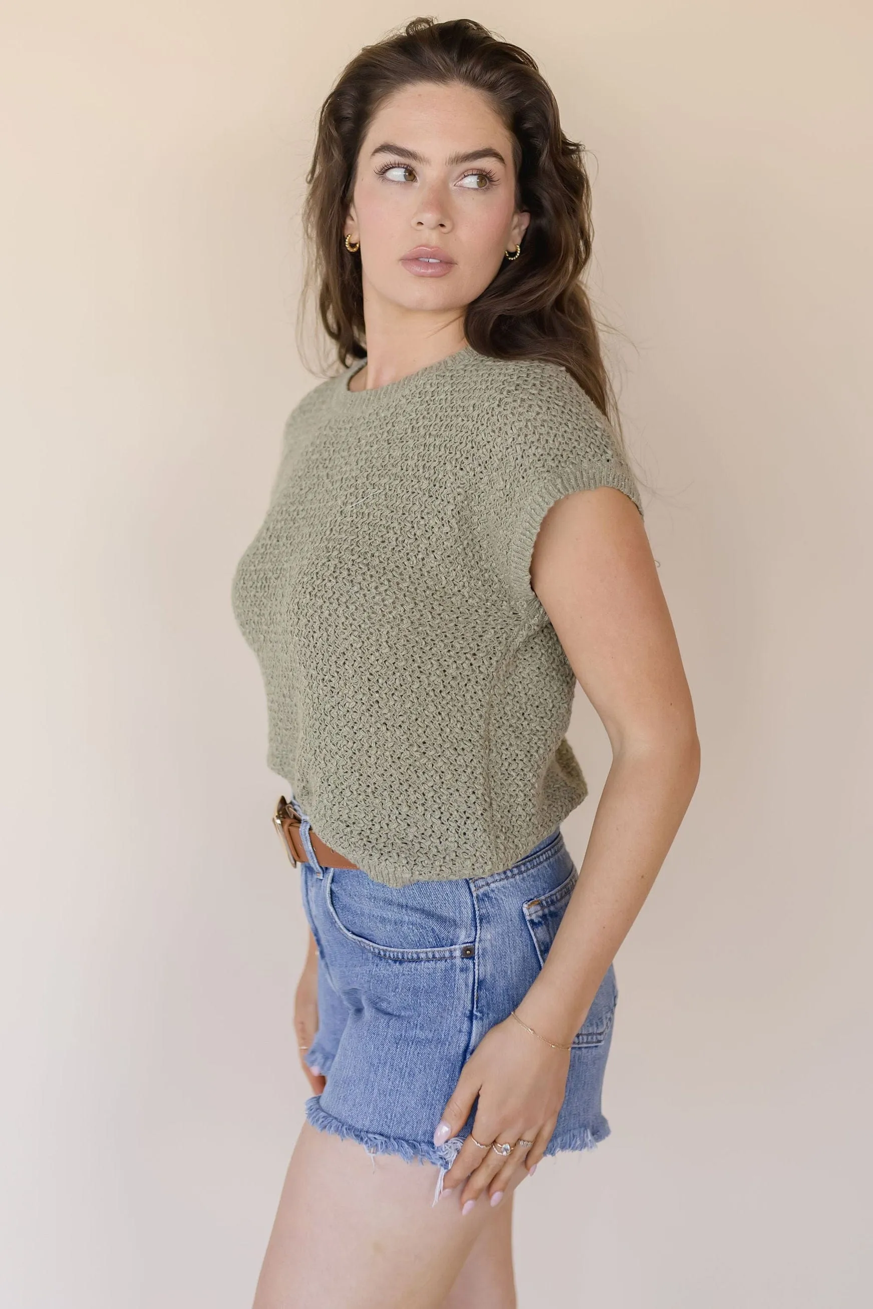 Ollie Knit Short Sleeve Pullover