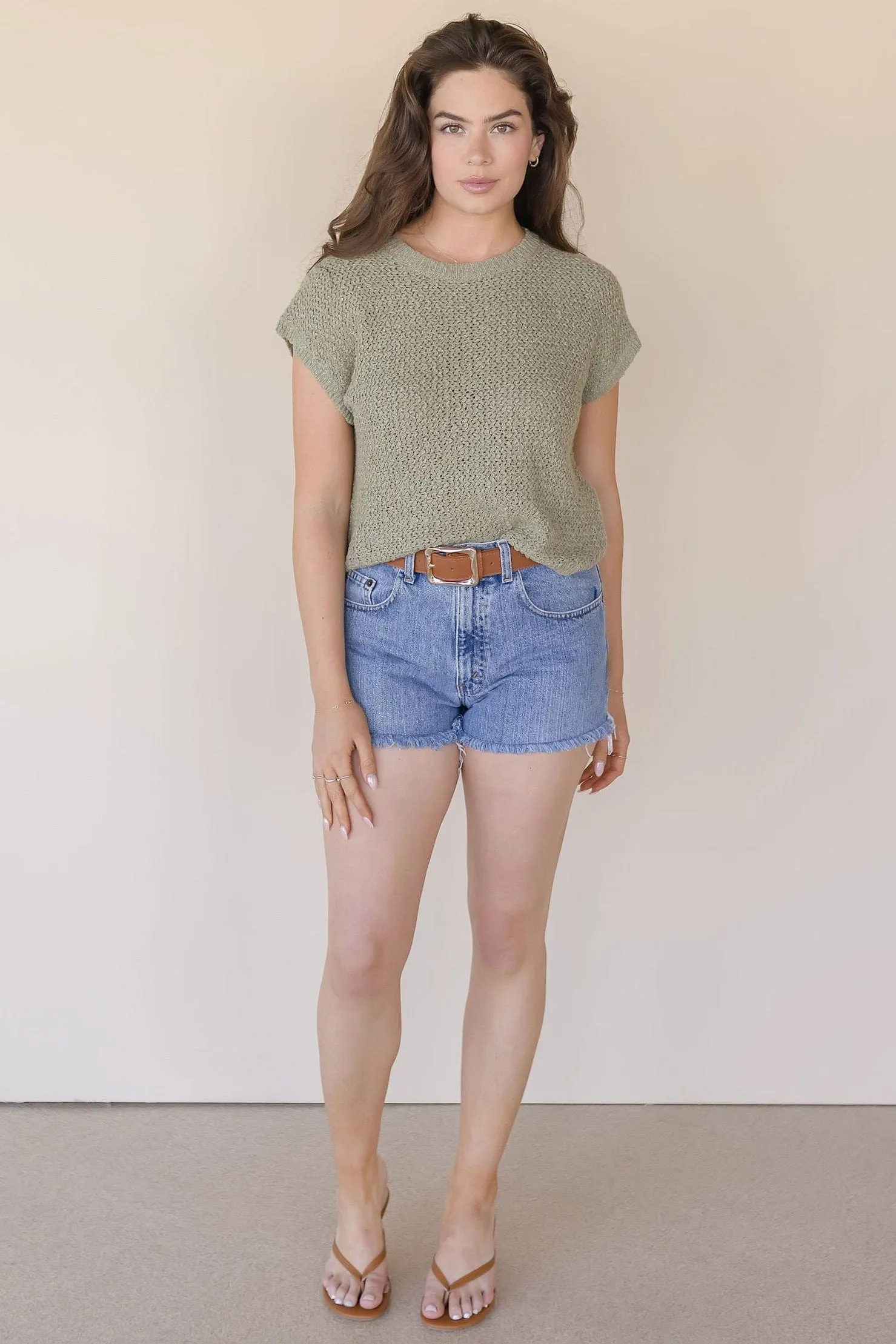 Ollie Knit Short Sleeve Pullover