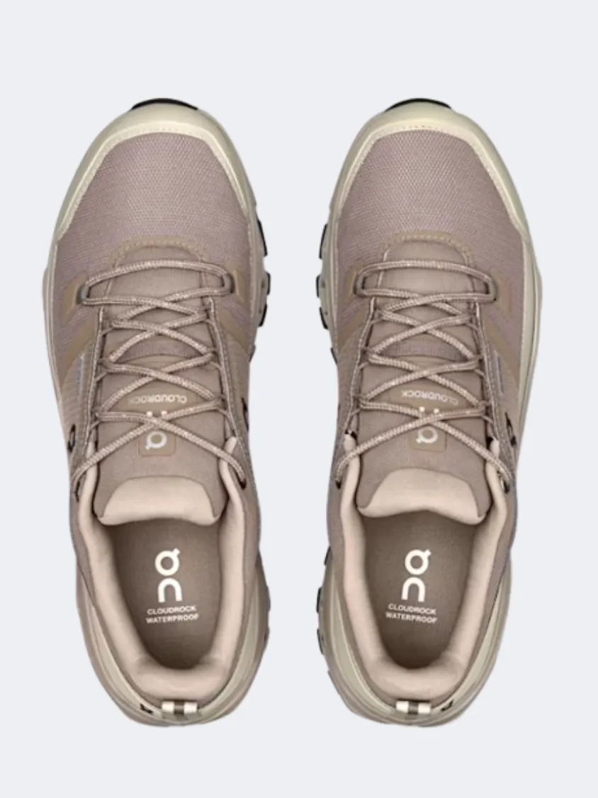 On Cloudrock Men Hiking Sneakers Cinder/Fog