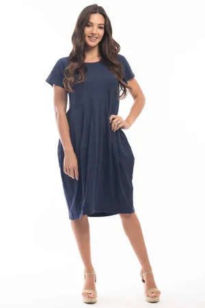 Orientique 6105 Navy Essentials Bubble Dress