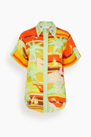Palm Island Shirt in Multi
