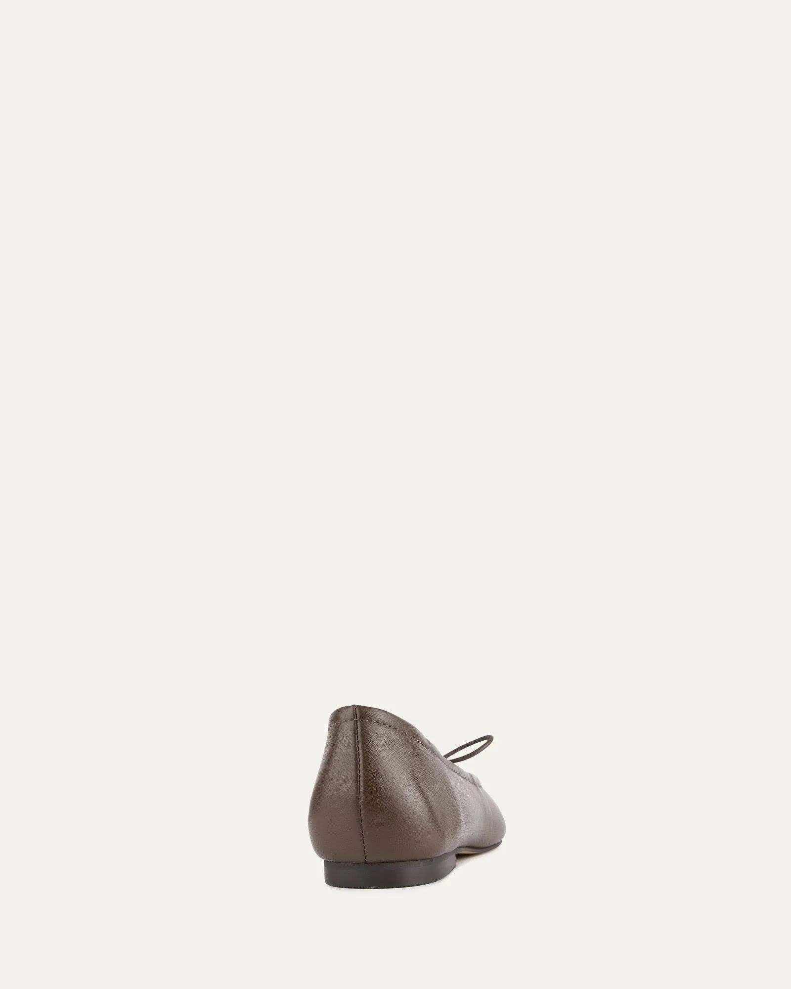 PETAL CASUAL FLATS DARK RYE LEATHER