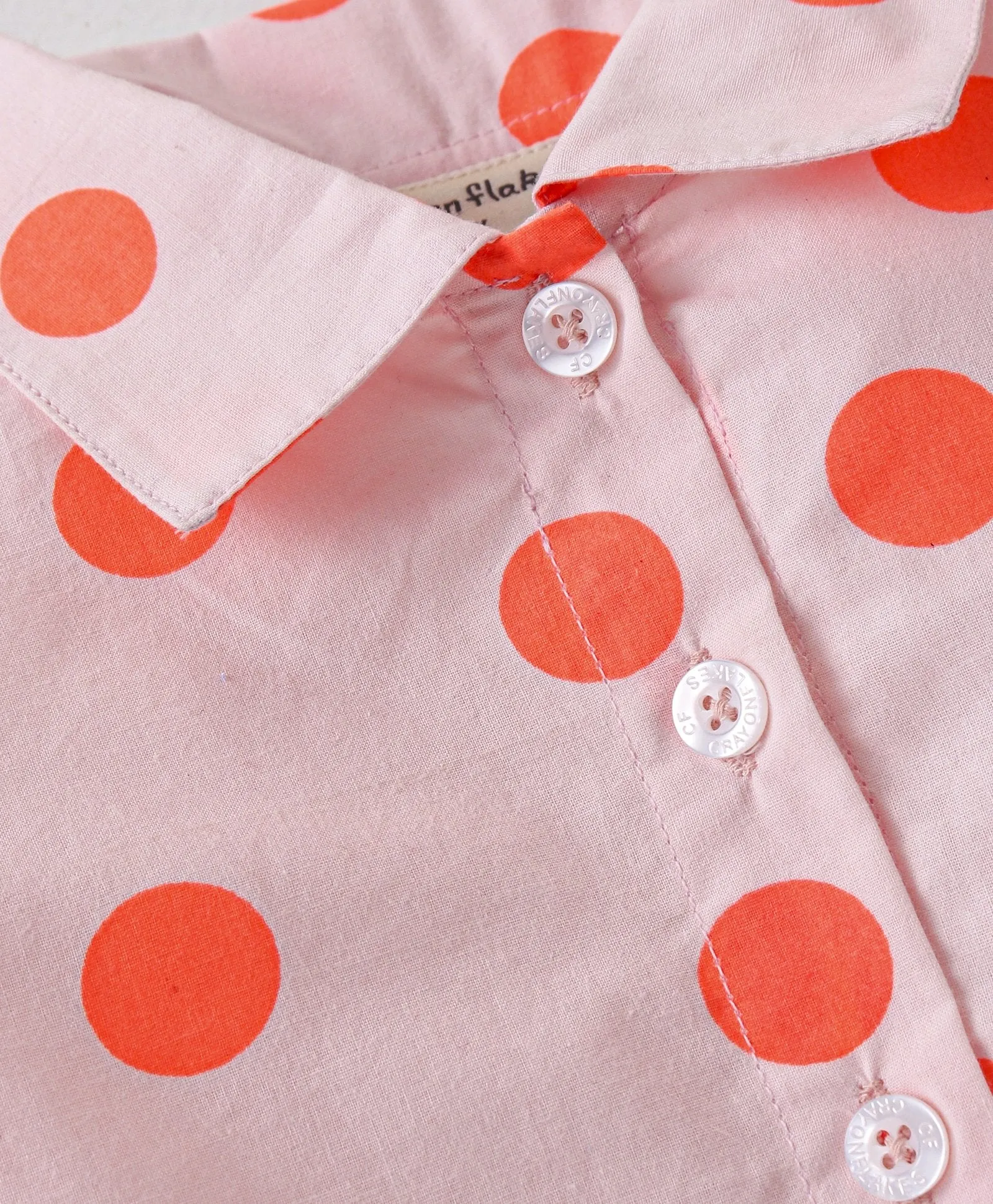Polka Printed Shirt Palazzo Co-ord Set