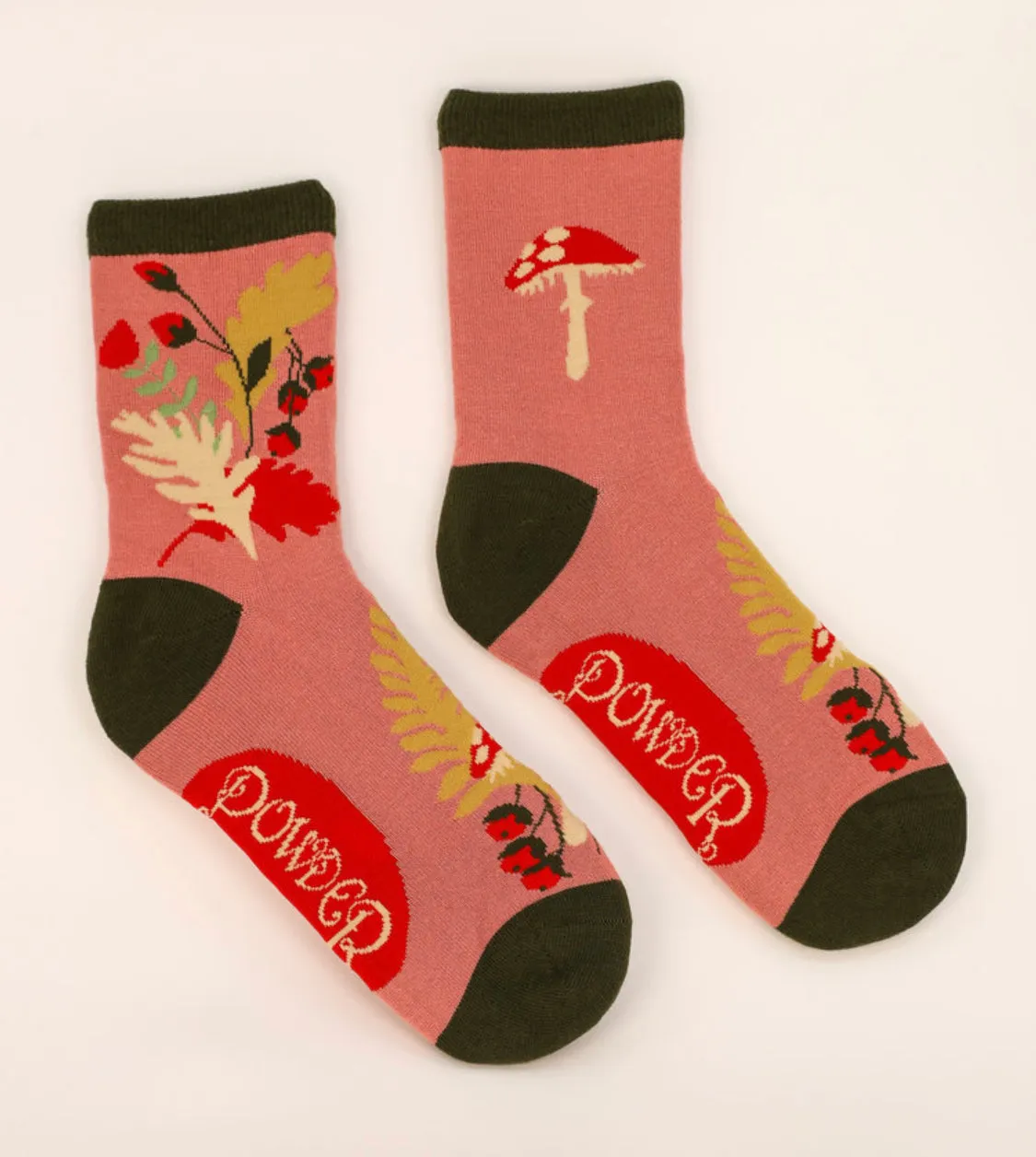 Powder Foraging Ankle Socks - Coral
