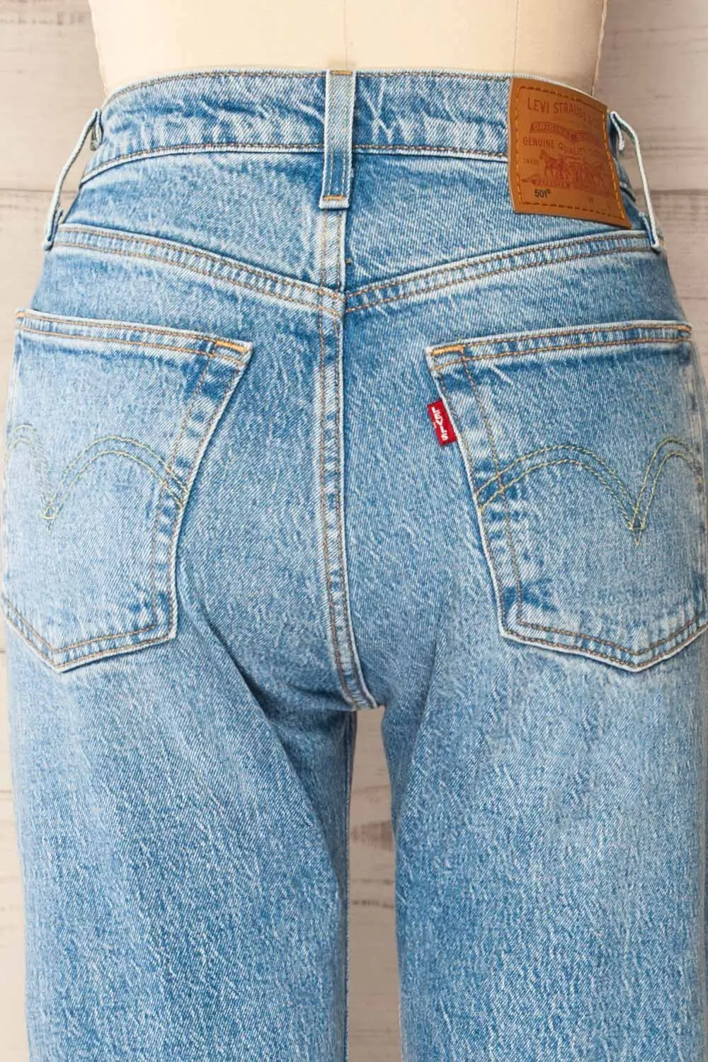 Quimper | High Rise Straight Leg Jeans