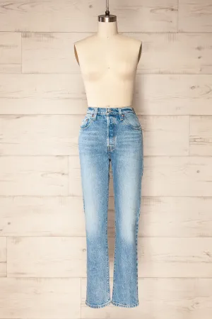Quimper | High Rise Straight Leg Jeans