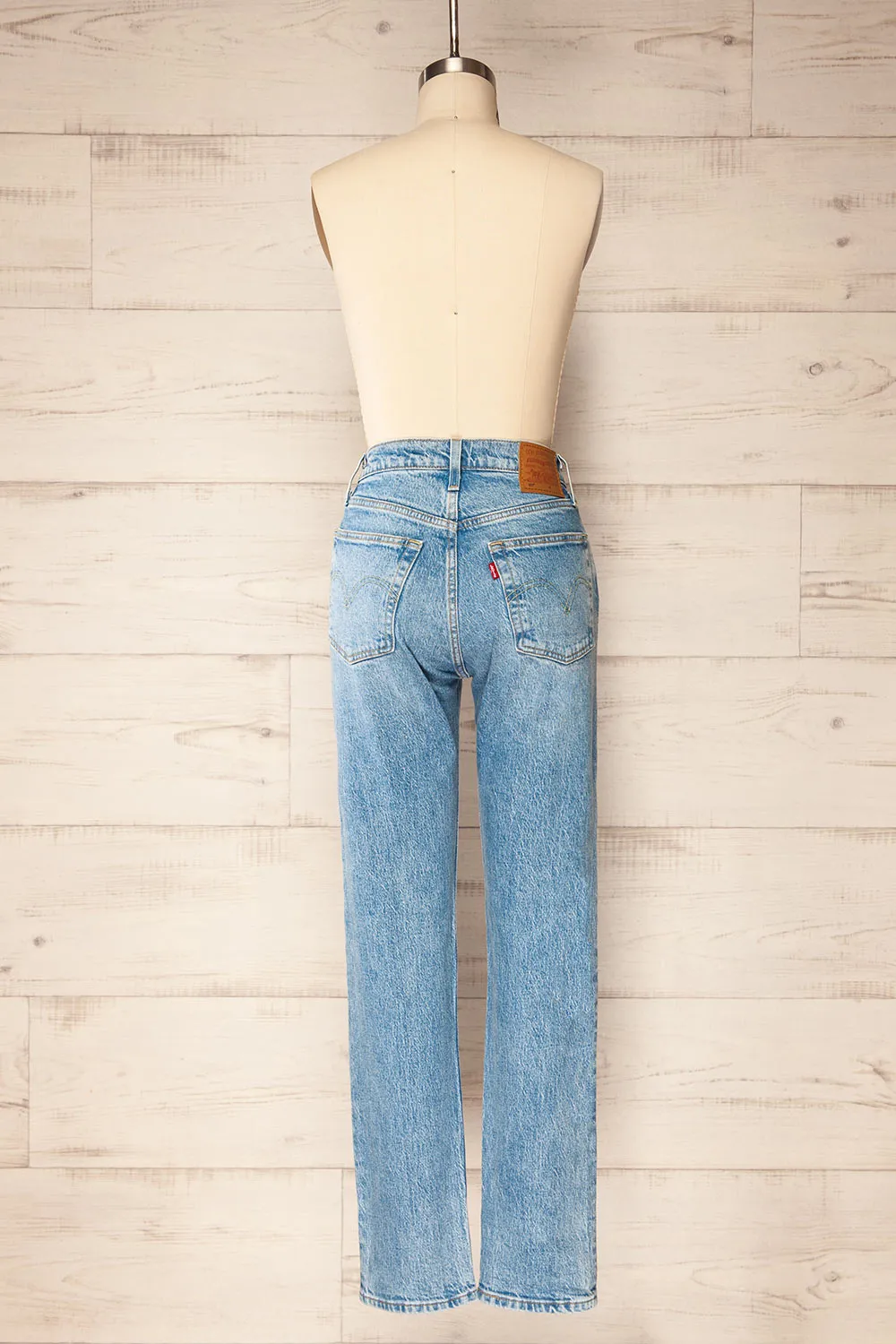 Quimper | High Rise Straight Leg Jeans