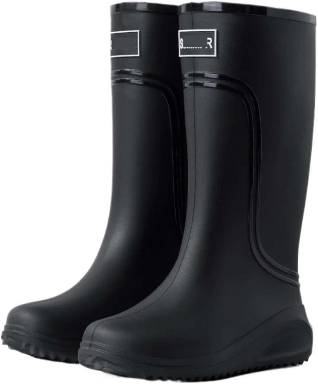 Rain Boots Footwear Thickened Men's Rain Boots Rubber Thick Long Tube Chef Waterproof Shoes Outdoor Work Boots