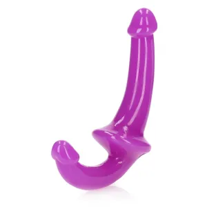 Realrock Glow In The Dark Strapless Strap-On 6&#39;&#39; Neon Purple