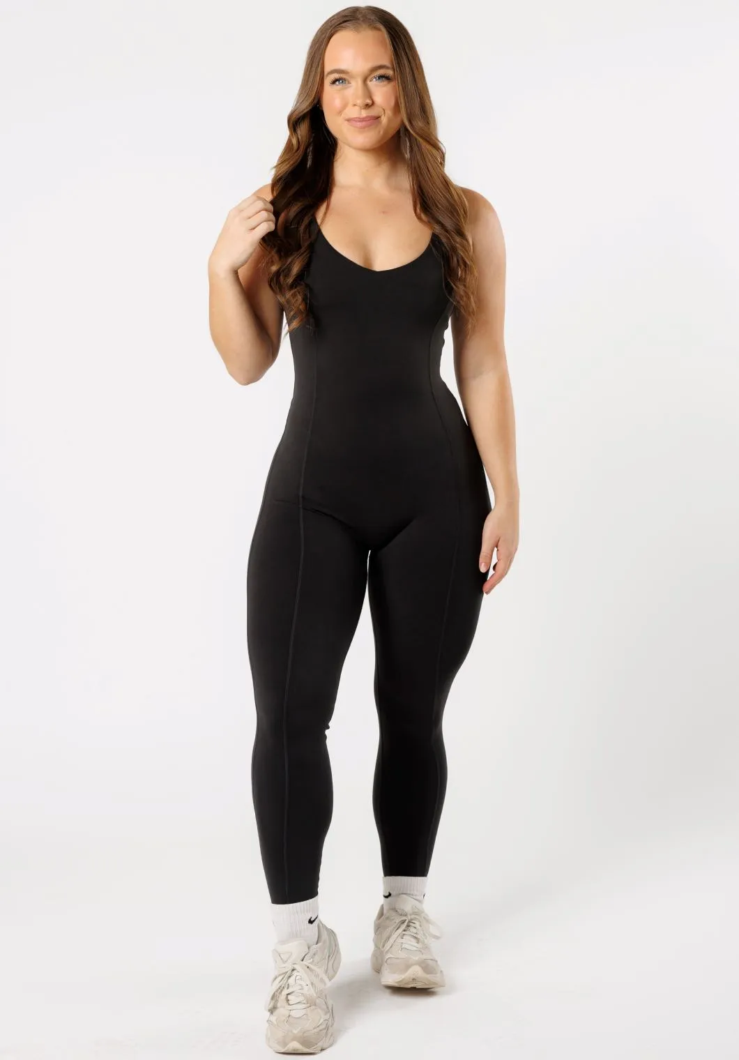 Reluna AirBrushed Sculptseam® Jumpsuit Black