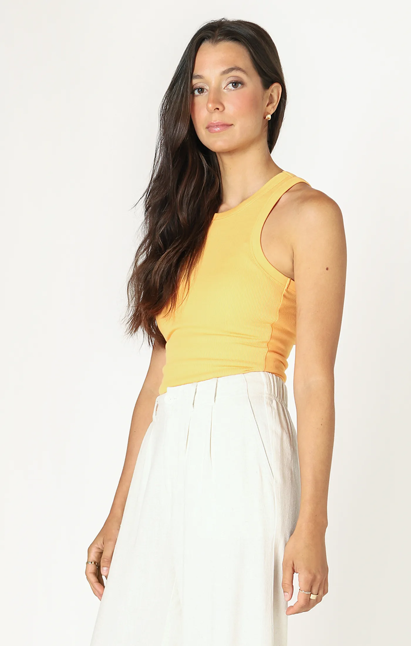 Ribbed Tank | Apricot