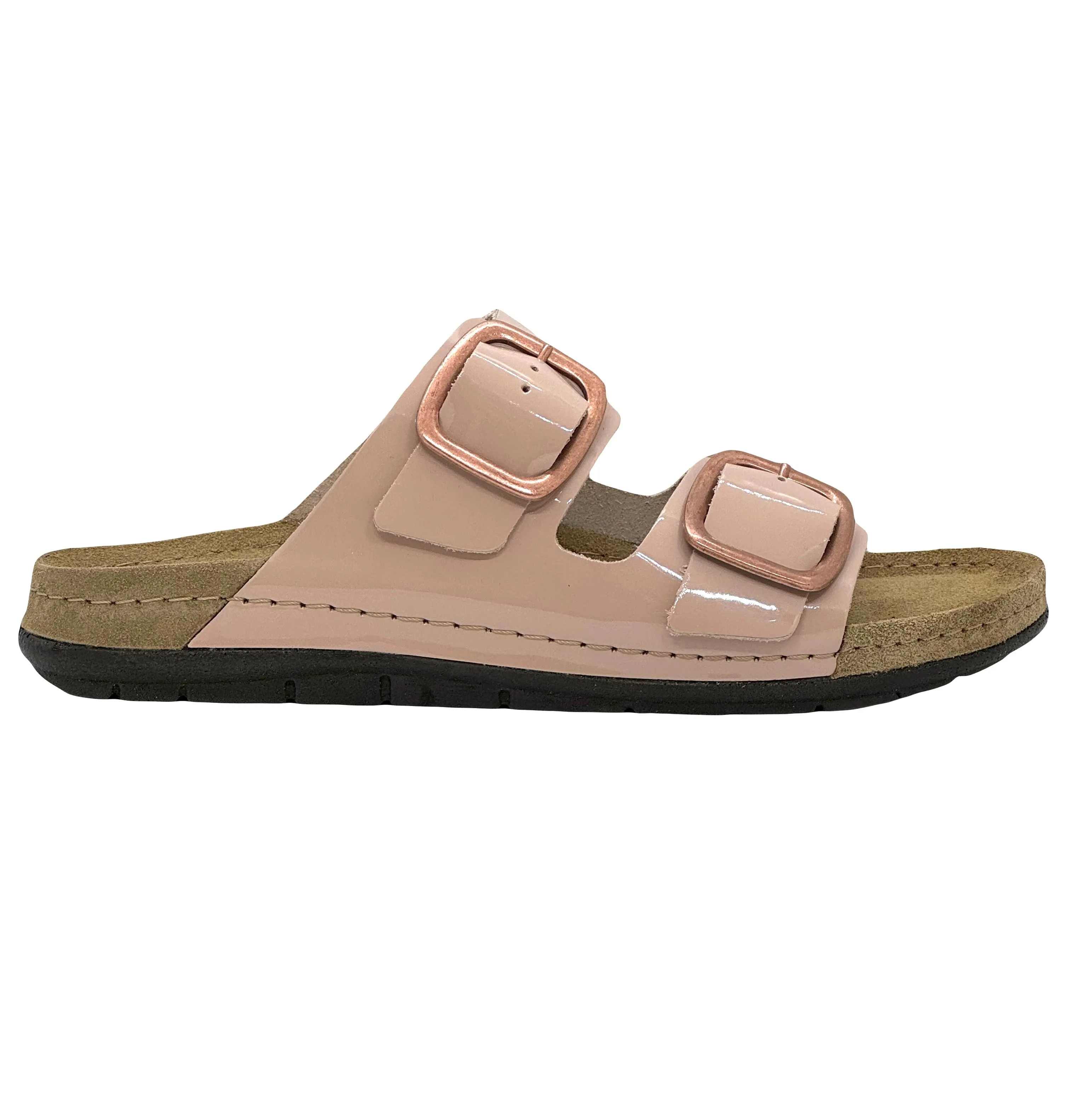 Rohde Ladies Double Buckle Footbed Sandal