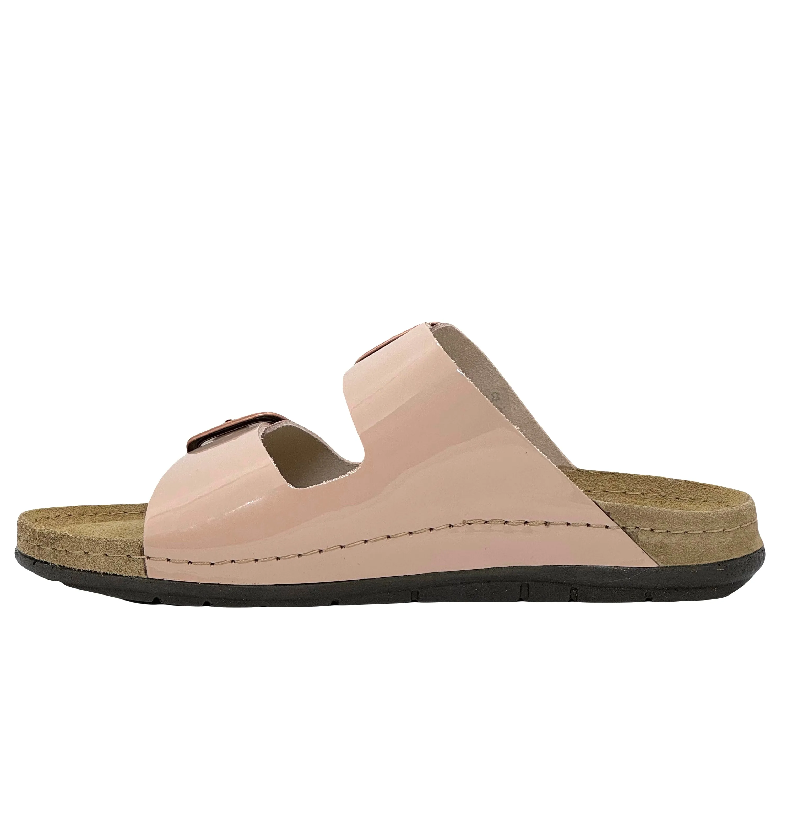 Rohde Ladies Double Buckle Footbed Sandal